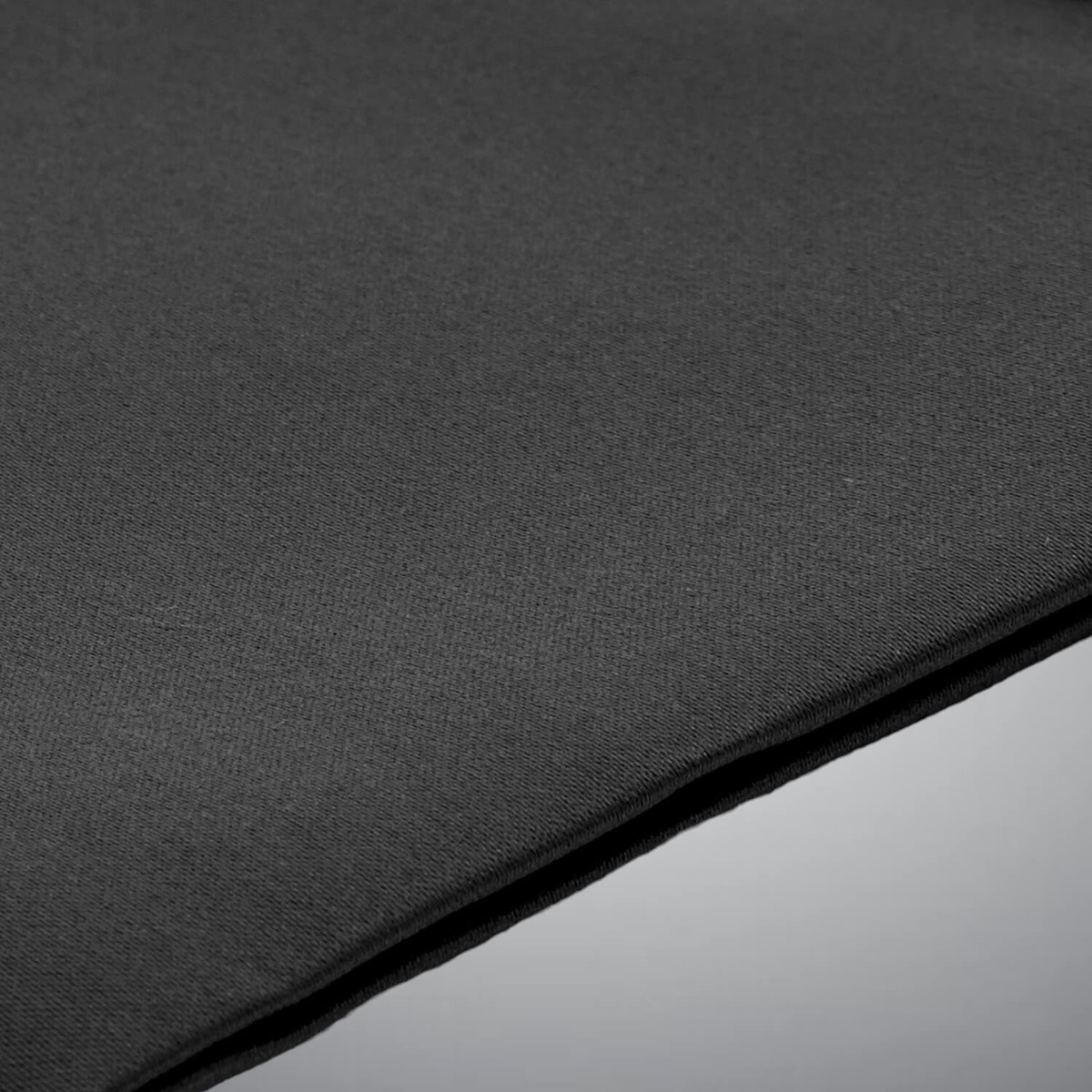 black pocket square