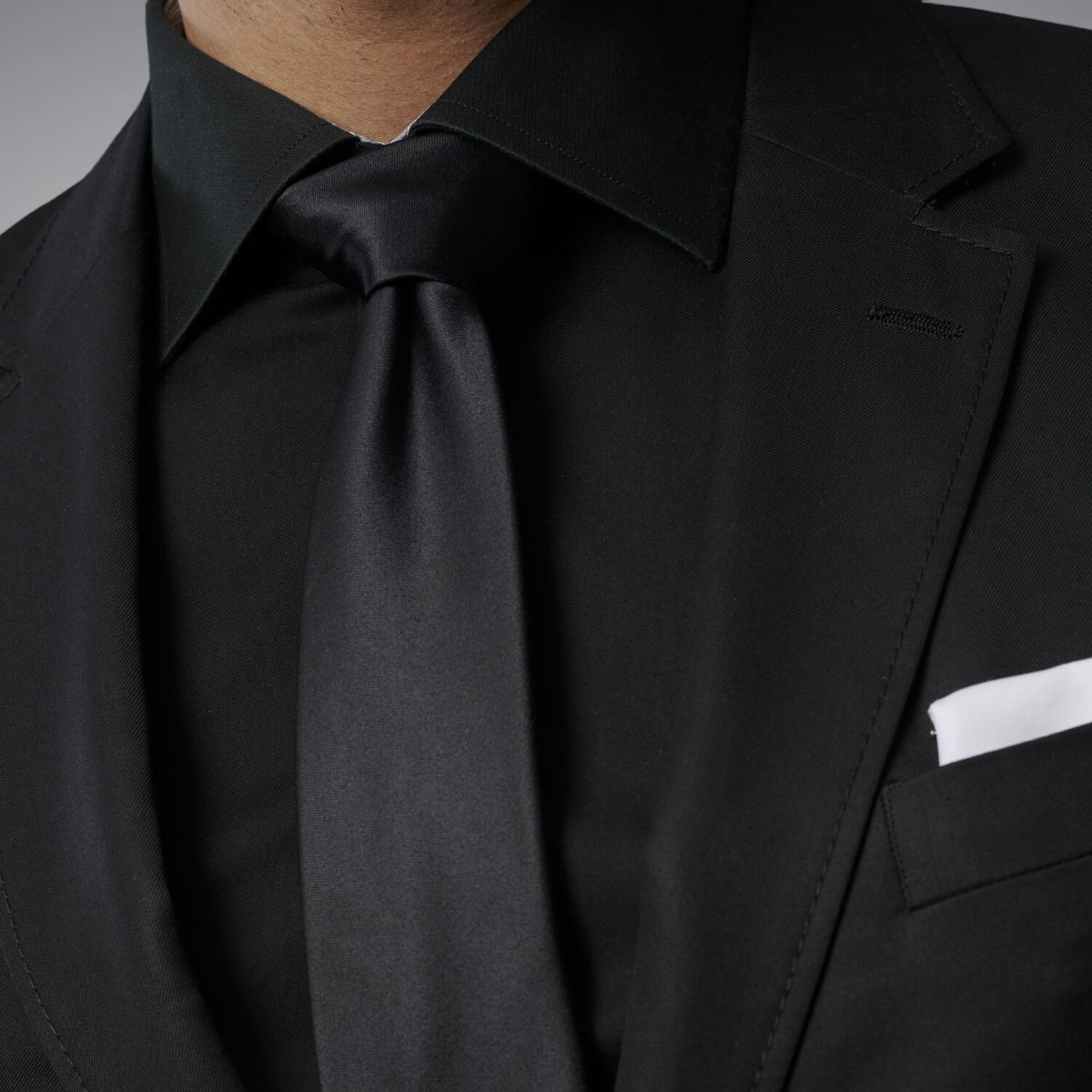 black necktie