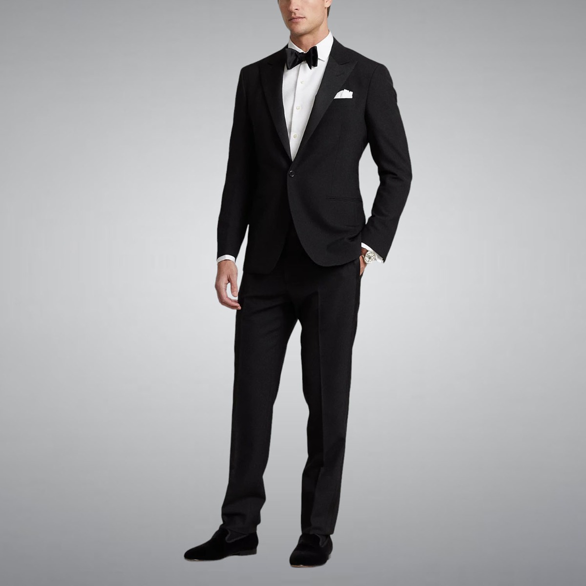 peak lapel tuxedo