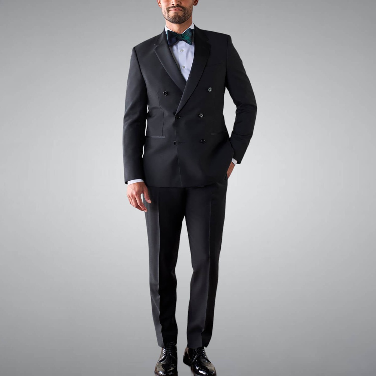 double breasted tuxedo