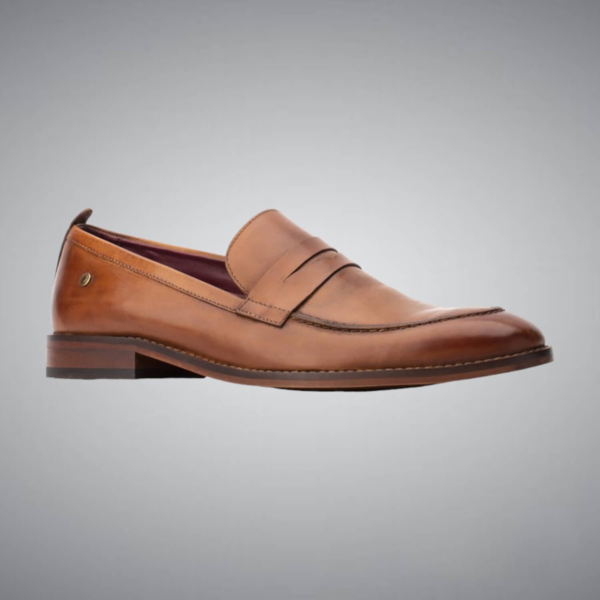 brown loafer shoes