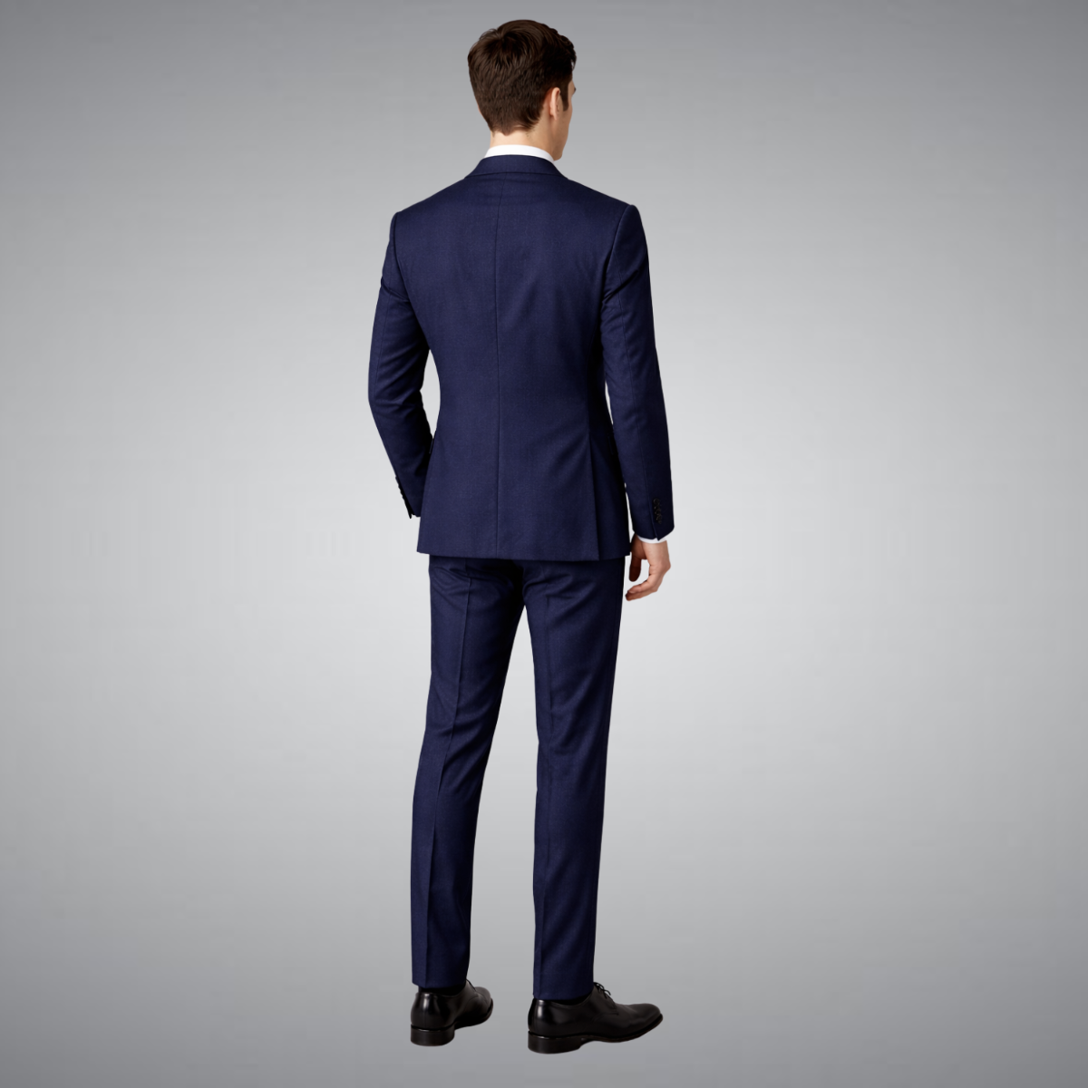 Men Navy Blue Suit 