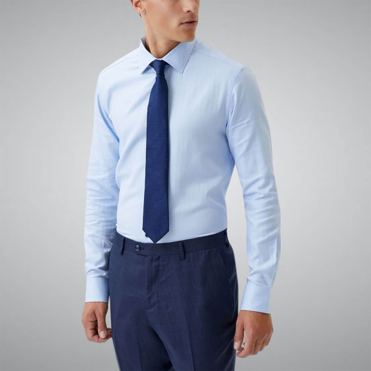 sky blue dress shirt