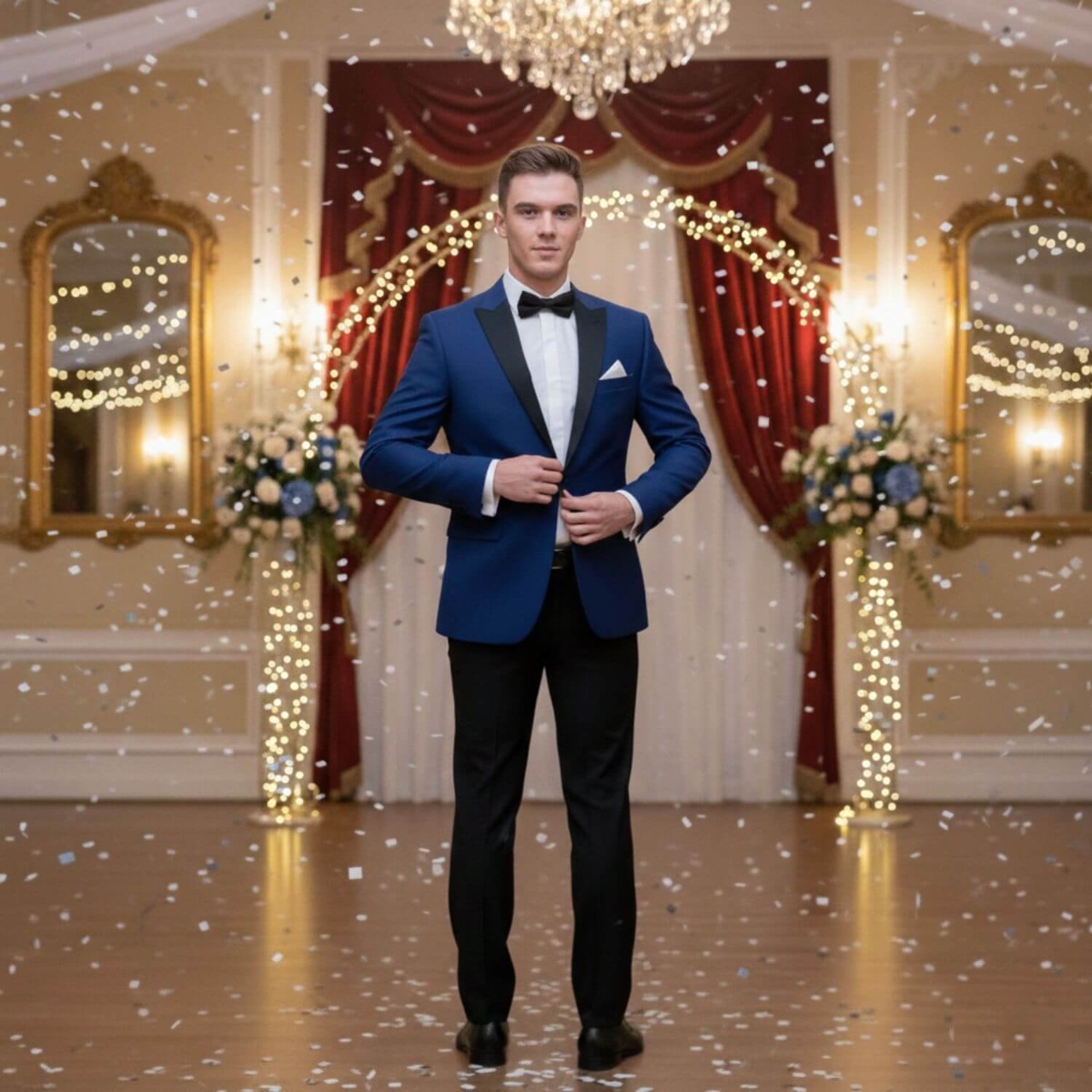 royal blue tuxedo jacket