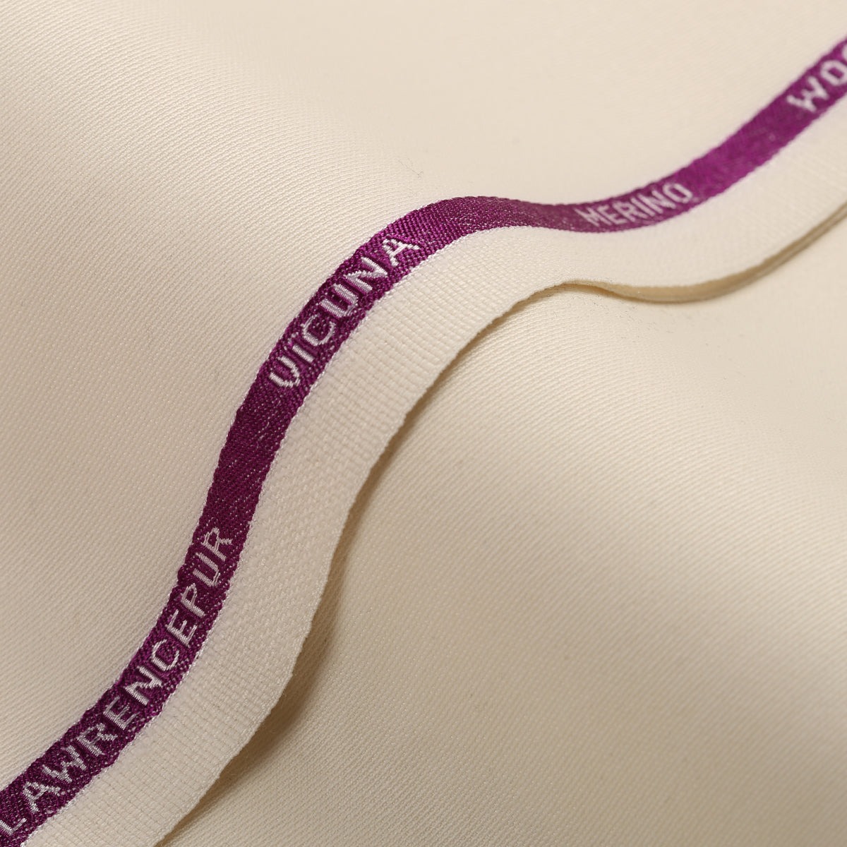 Plain Twill-White, Wool Blend, Vicuna Blazer Fabric  + $90.00