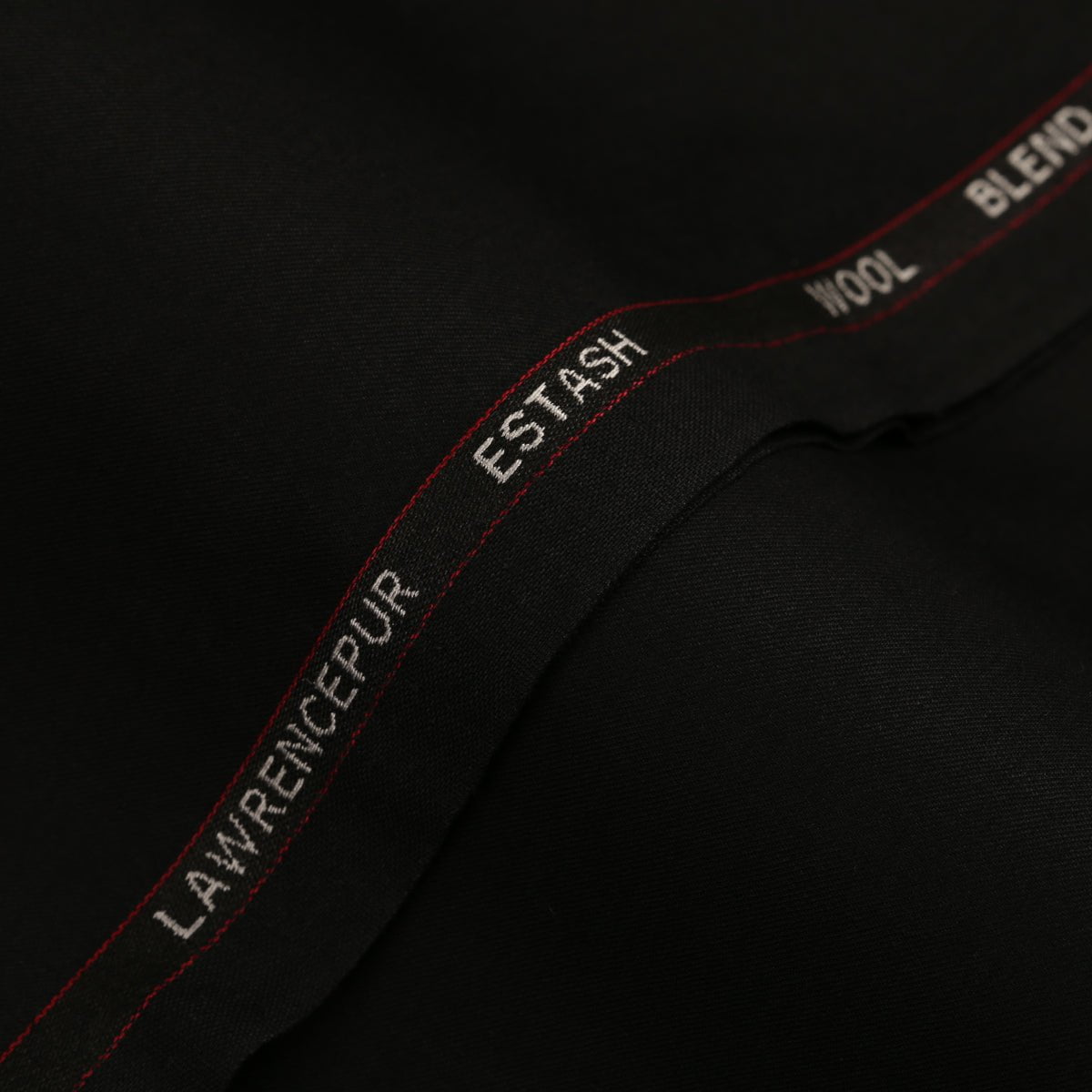 Plain-Black, Wool Blend, Estash Suiting Fabric  + $125.00