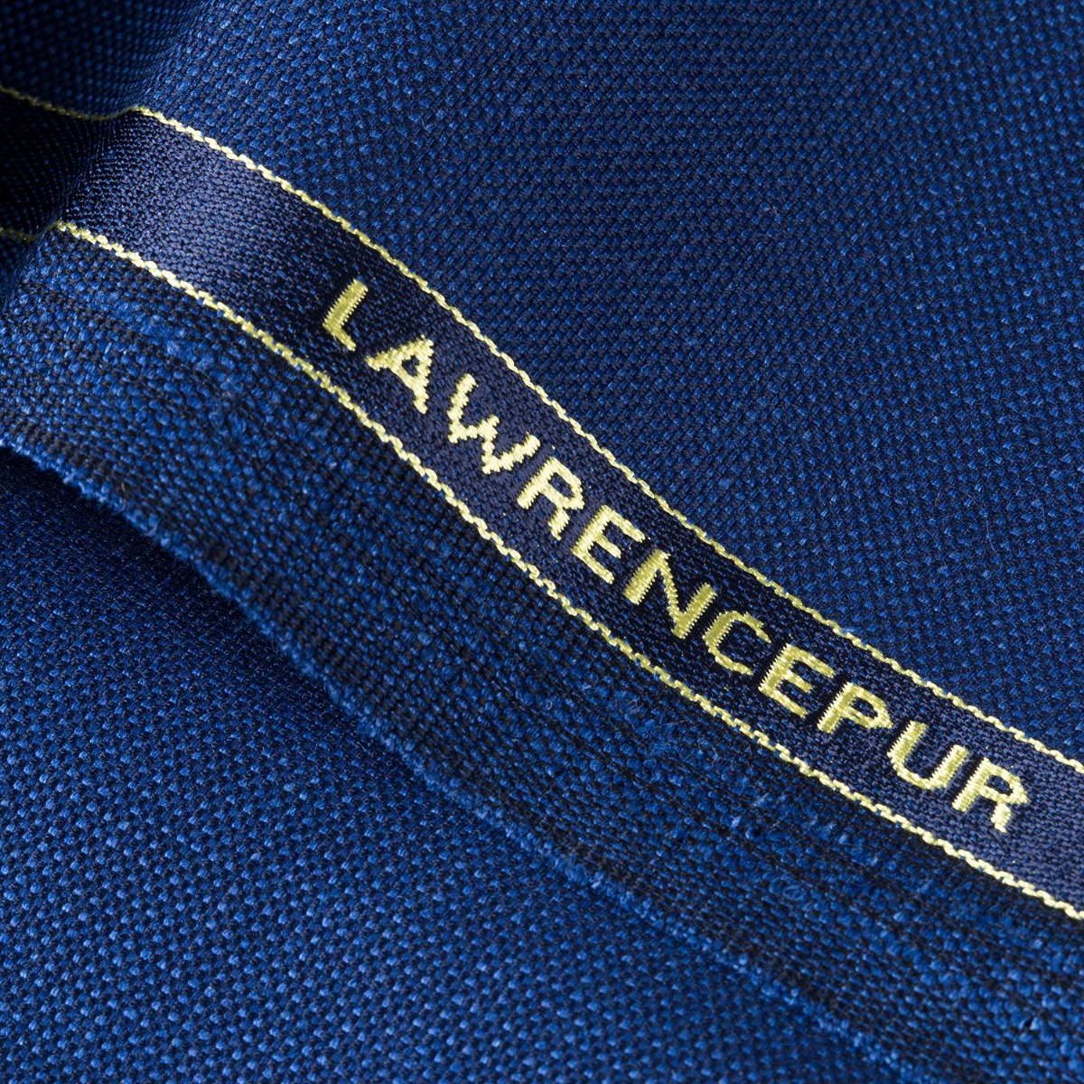 Plain Royal Blue Linwool Fabric  + $88.00