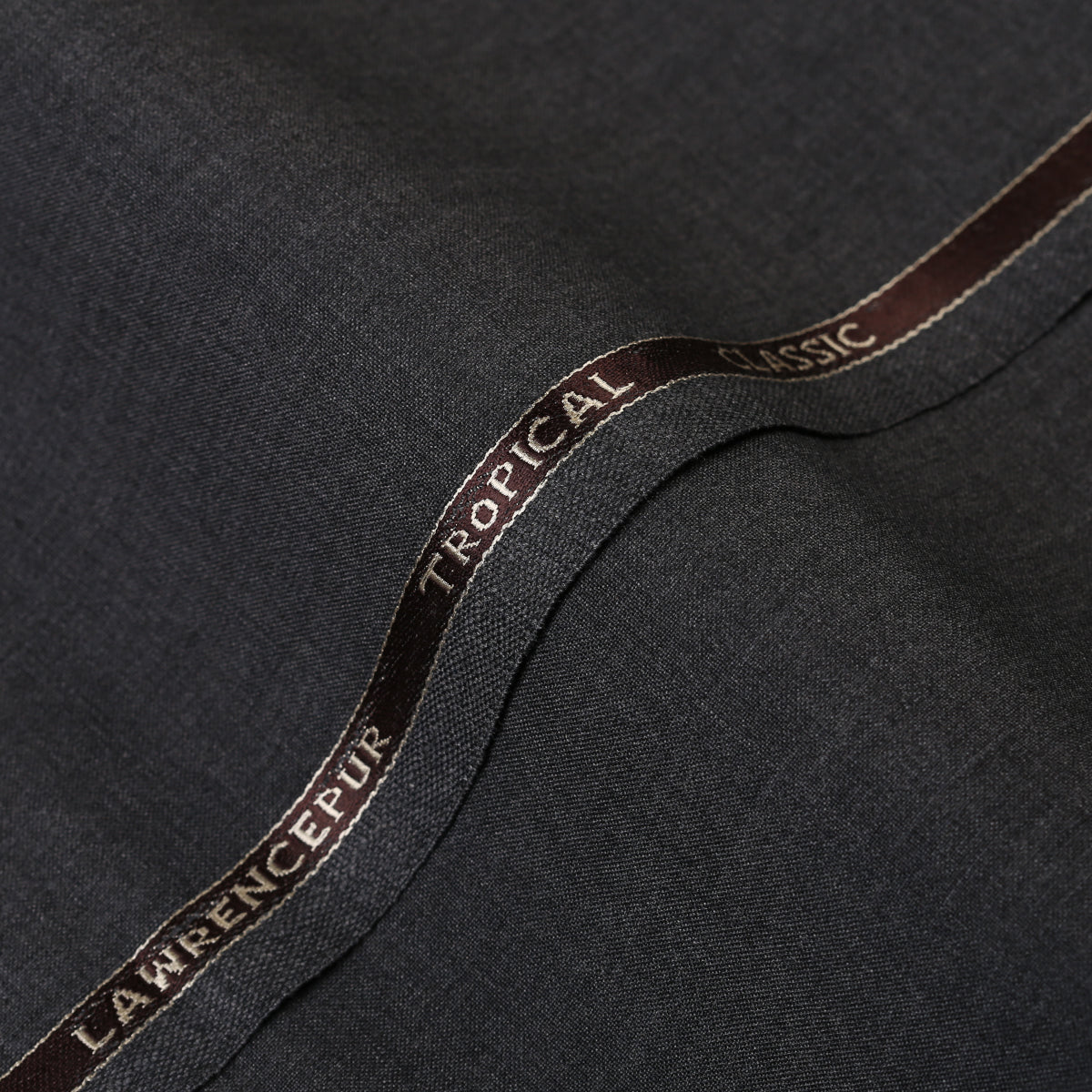 Plain-Anchor Grey, Tropical Classic Wool Blend / Poly Wool Suiting Fabric  + $170.00