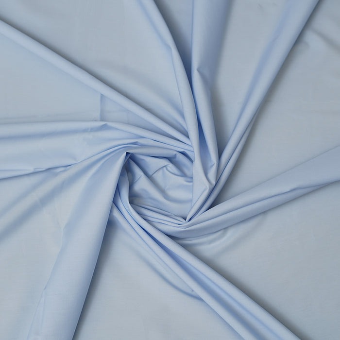 Shirting Fabric - Alpha Sky Blue Plain + $24.00