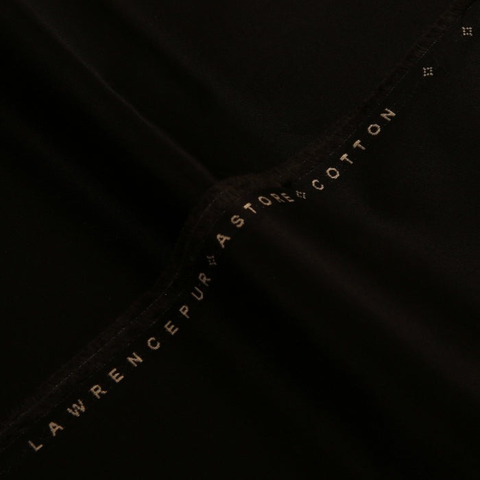 Plain-Black, Astore Cotton Trousering Fabric  + $27.00