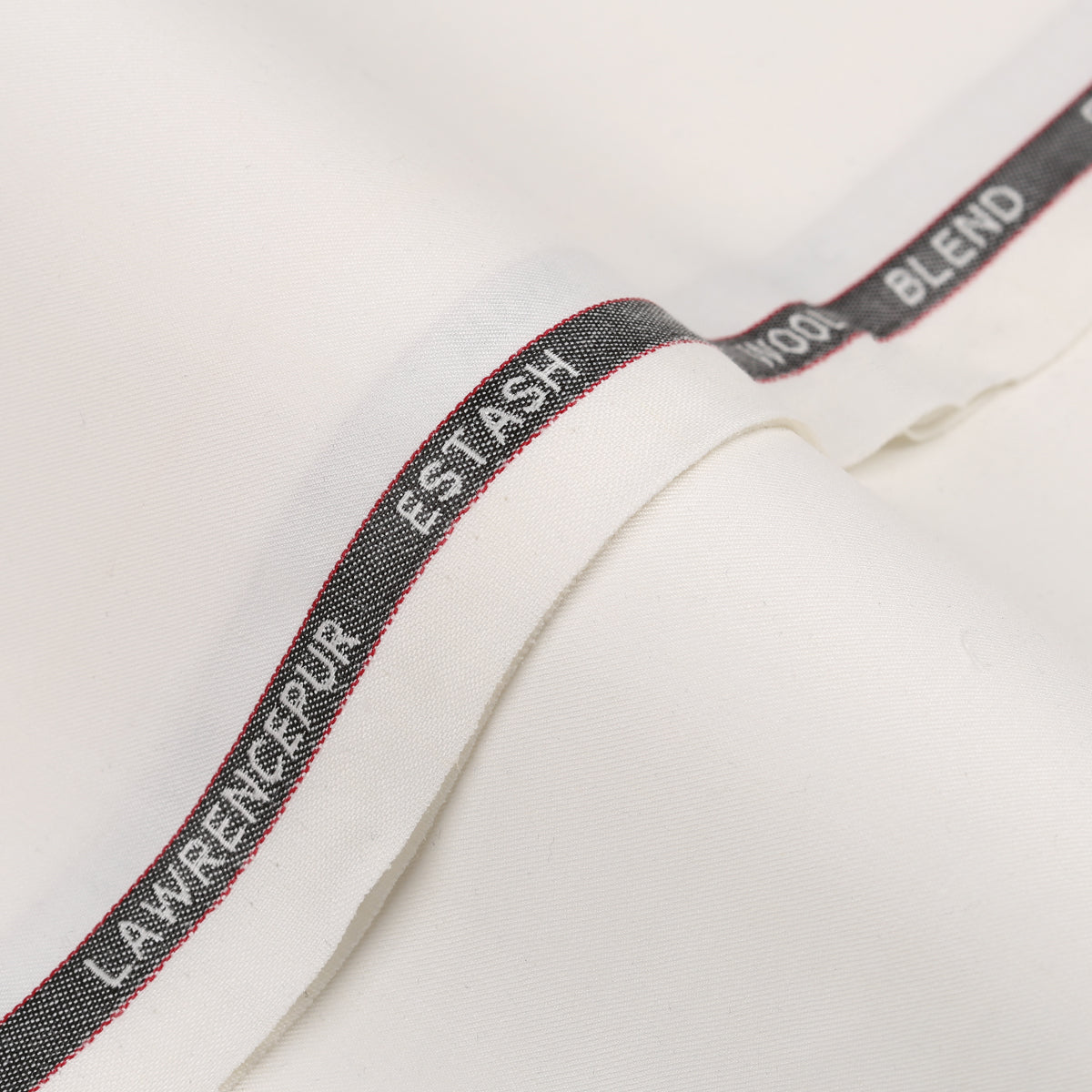 Plain-Off White, Wool Blend, Estash Suiting Fabric  + $125.00