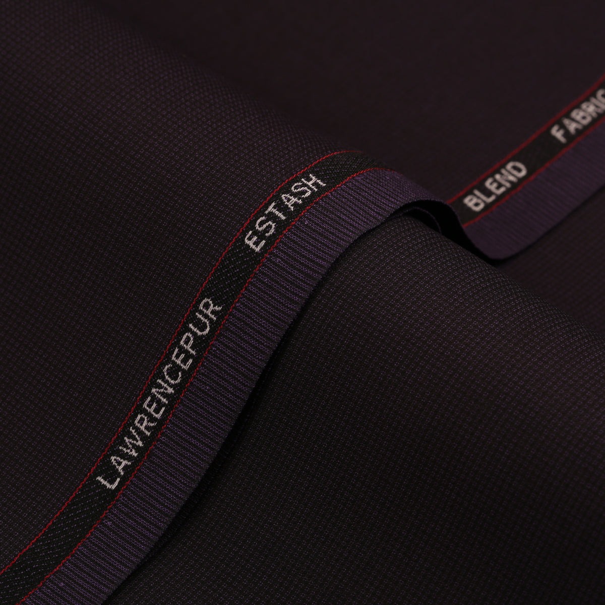 Dobby Textured-Plum, Wool Blend, Estash Suiting Fabric  + $125.00